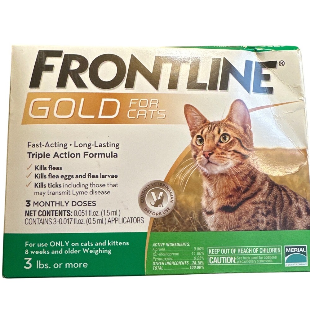Frontline Gold for Cats 3lb or more
